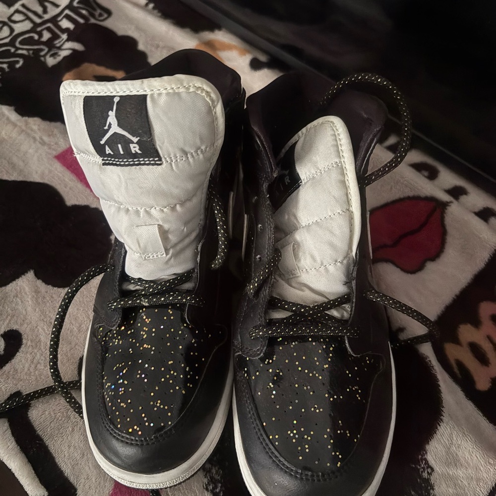 Air Jordan Black and White Sneakers